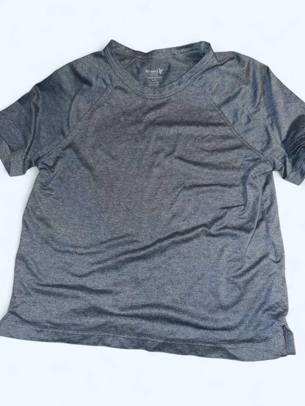 Old Navy Kids Active Cloud 94 Soft Charcoal Heather Short Sleeve Tee